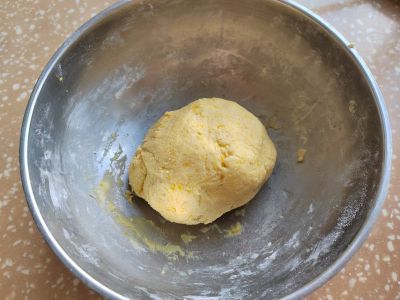 烤箱版南瓜麻球的做法步骤：3