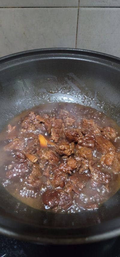 番茄烧牛腩的做法步骤：9