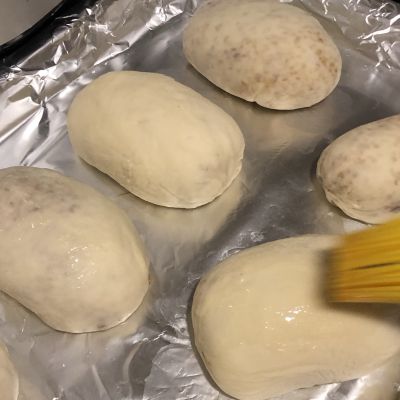 烤小麦胚芽夹心馒头的做法步骤：13