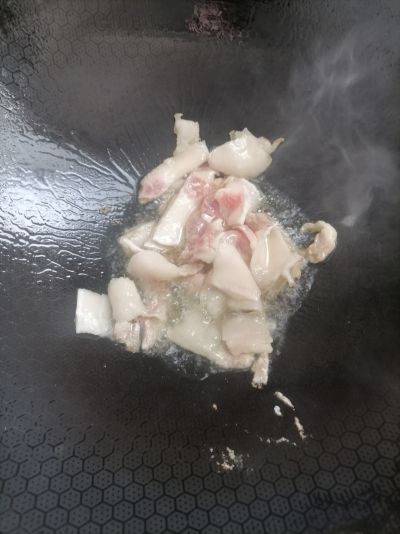 胡萝卜炒肉的做法步骤：4