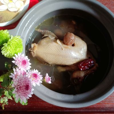 桂圆西洋参鸽子汤的做法步骤：8