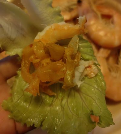 生菜鲜虾卷的做法步骤：10