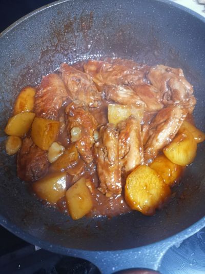红烧土豆鸡翅的做法步骤：11