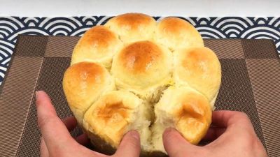 波兰种炼乳面包，易膨胀拉丝，入口松软且奶香味十足。的做法步骤：20