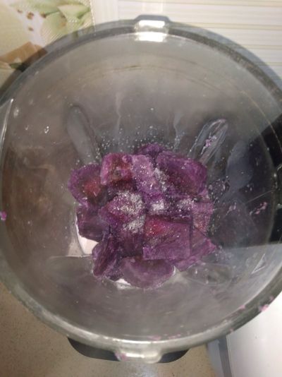 纯天然的紫薯泥的做法步骤：4