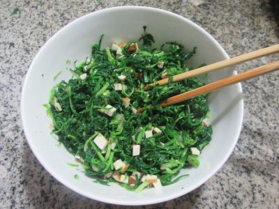 香干拌荠菜的做法步骤：10