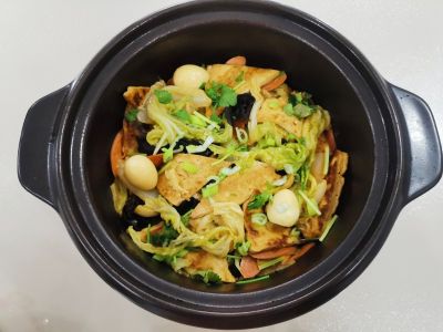 砂锅白菜豆腐煲的做法步骤：10