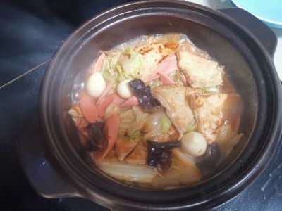 砂锅白菜豆腐煲的做法步骤：9
