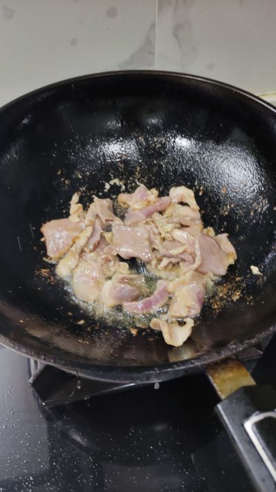 朝鲜泡菜芝士炒年糕的做法步骤：5