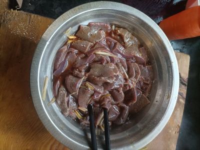 爆炒猪肝的做法步骤：14