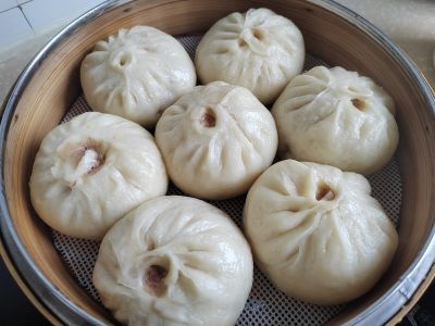蒲瓜猪肉包子的做法步骤：16