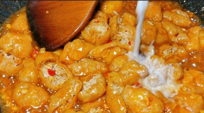 爆汁油豆腐的做法步骤：9