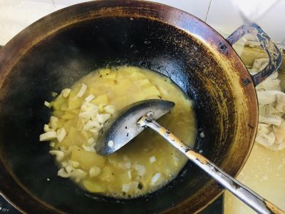 土豆泥熬小白菜的做法步骤：3