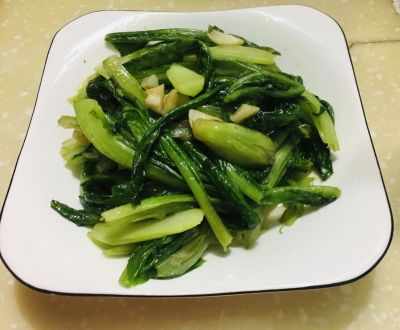 蒜蓉油麦菜的做法步骤：6