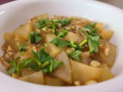 冬瓜虾皮炖粉条的做法步骤：7