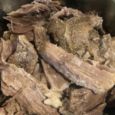 梅花肉海带焖黄豆的做法步骤：17
