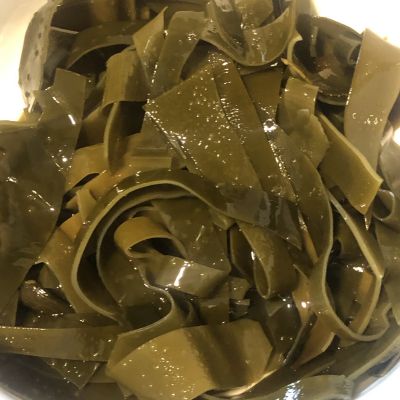 梅花肉海带焖黄豆的做法步骤：9