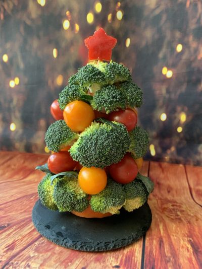 蔬菜聖誕樹的做法步骤：7