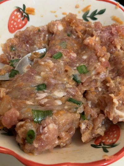 一口肉肉包（雲吞皮）的做法步骤：3