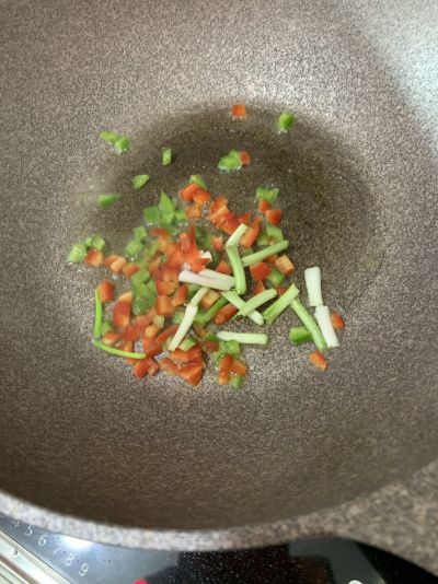 南瓜土豆肉末蓋飯的做法步骤：5
