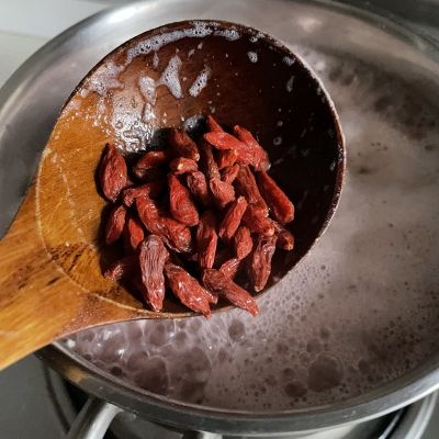 五红燕麦煮甜酒的做法步骤：7