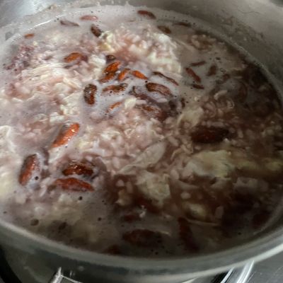 五红燕麦煮甜酒的做法步骤：8