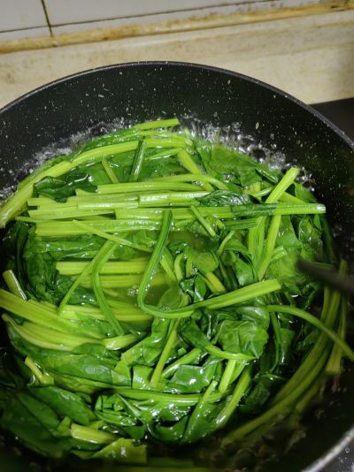 清水菠菜的做法步骤：5